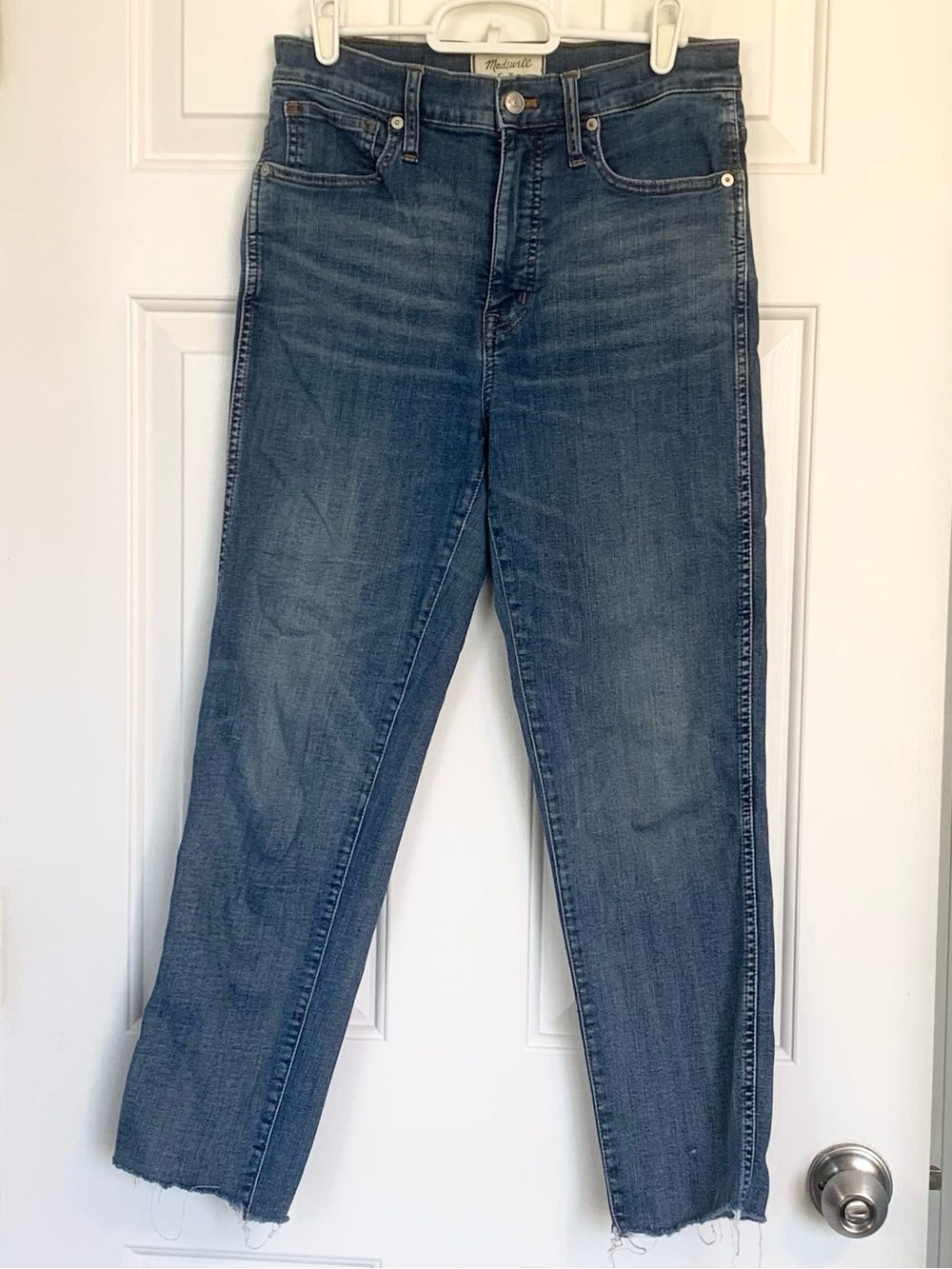 Madewell Medium Cropped Stovepipe Jeans